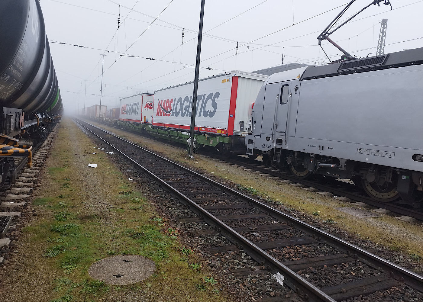 PIC-Zug am Güterbahnhof in Passau